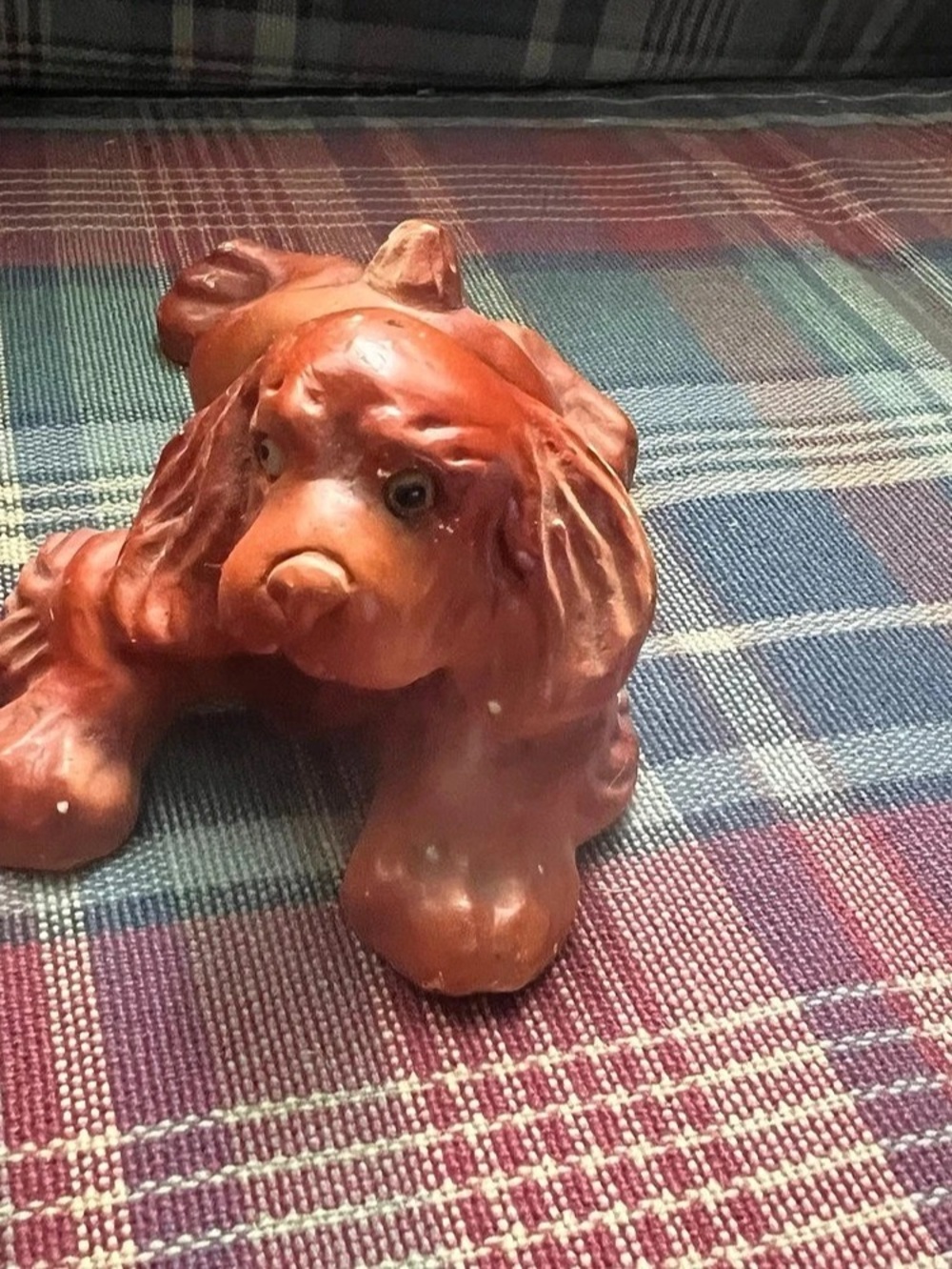 Brown Dog Sculpture Decor